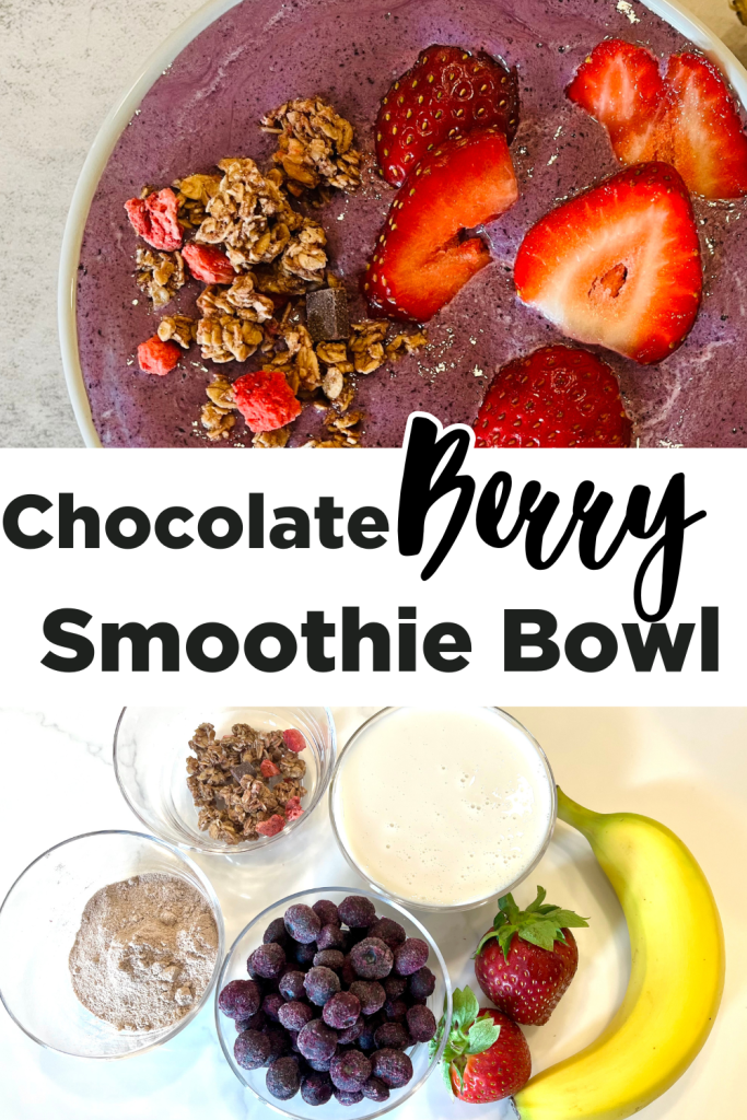 Chocolate Berry Smoothie Bowl for Busy Mornings