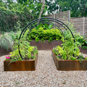 Corten Steel Raised Garden Beds