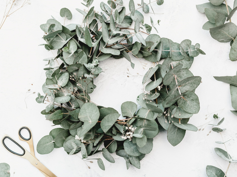 dried eucalyptus wreath