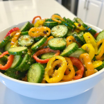 Cucumber Sweet Pepper Salad Recipe