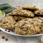 Soft Oatmeal Chocolate Chip Zucchini Cookies