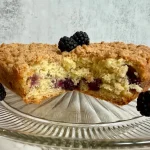 lemon blackberry sourdough discard coffee cake